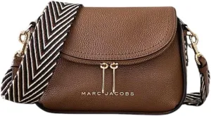 Marc Jacobs The Groove Leather Mini Messenger Crossbody Bag (Cognac)