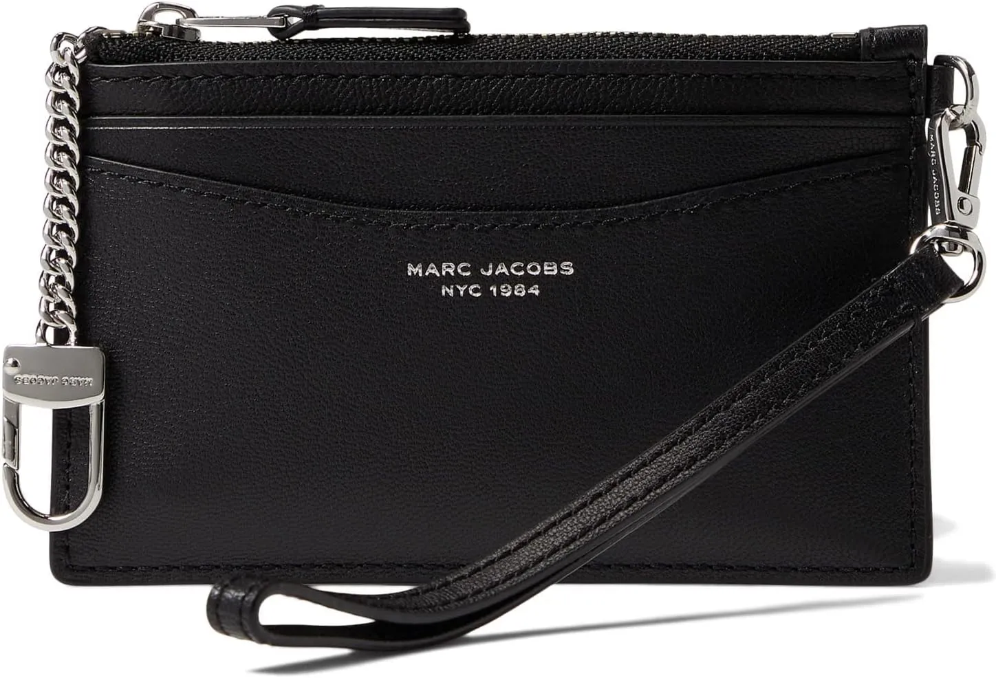 Marc Jacobs The Top Zip Wristlet Wallet Black One Size