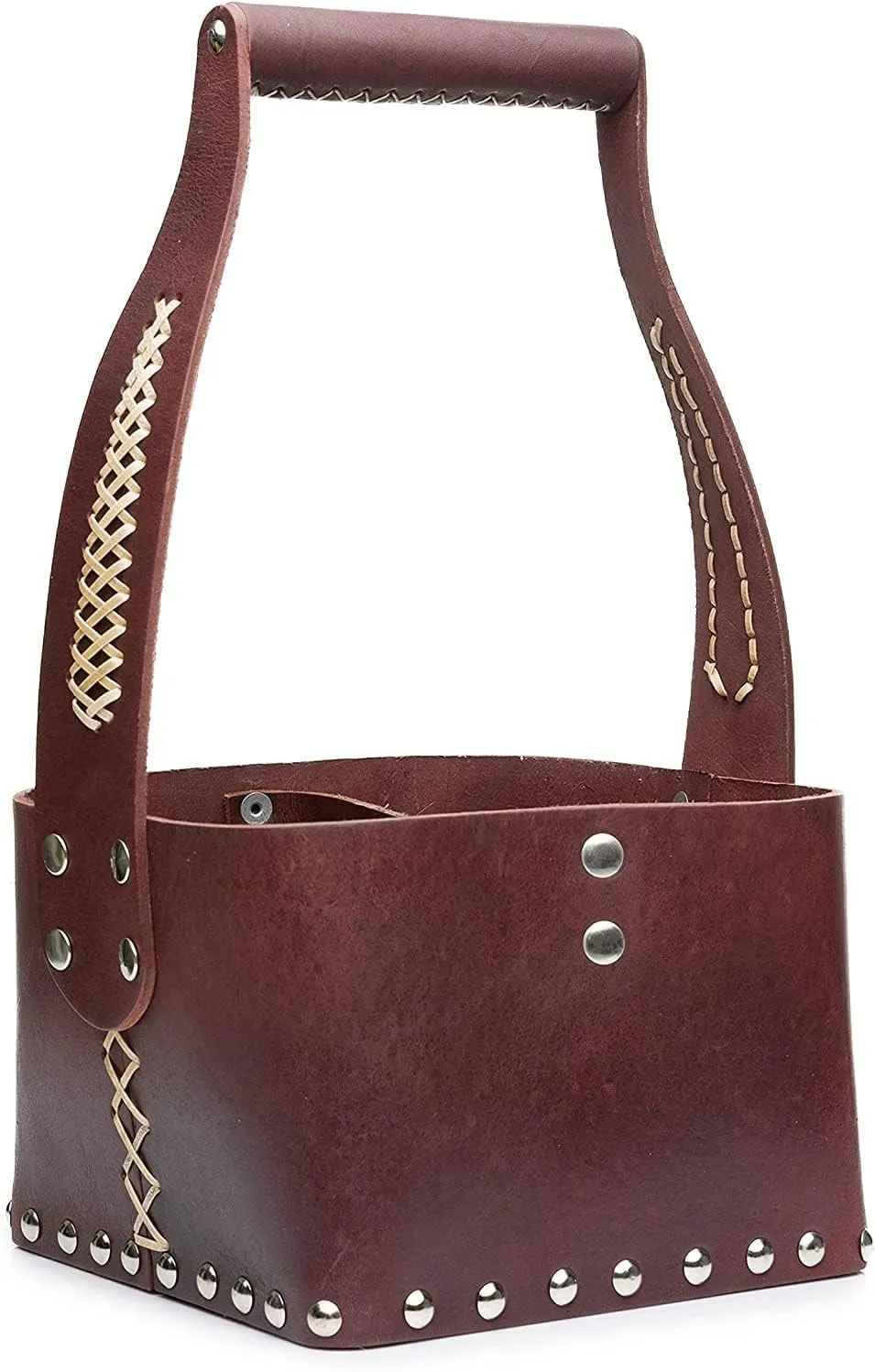 Matero Bag for Yerba Mate Gourd and Thermos, Leather, Handle and Shoulder Strap, Essential for Travel and Home Use