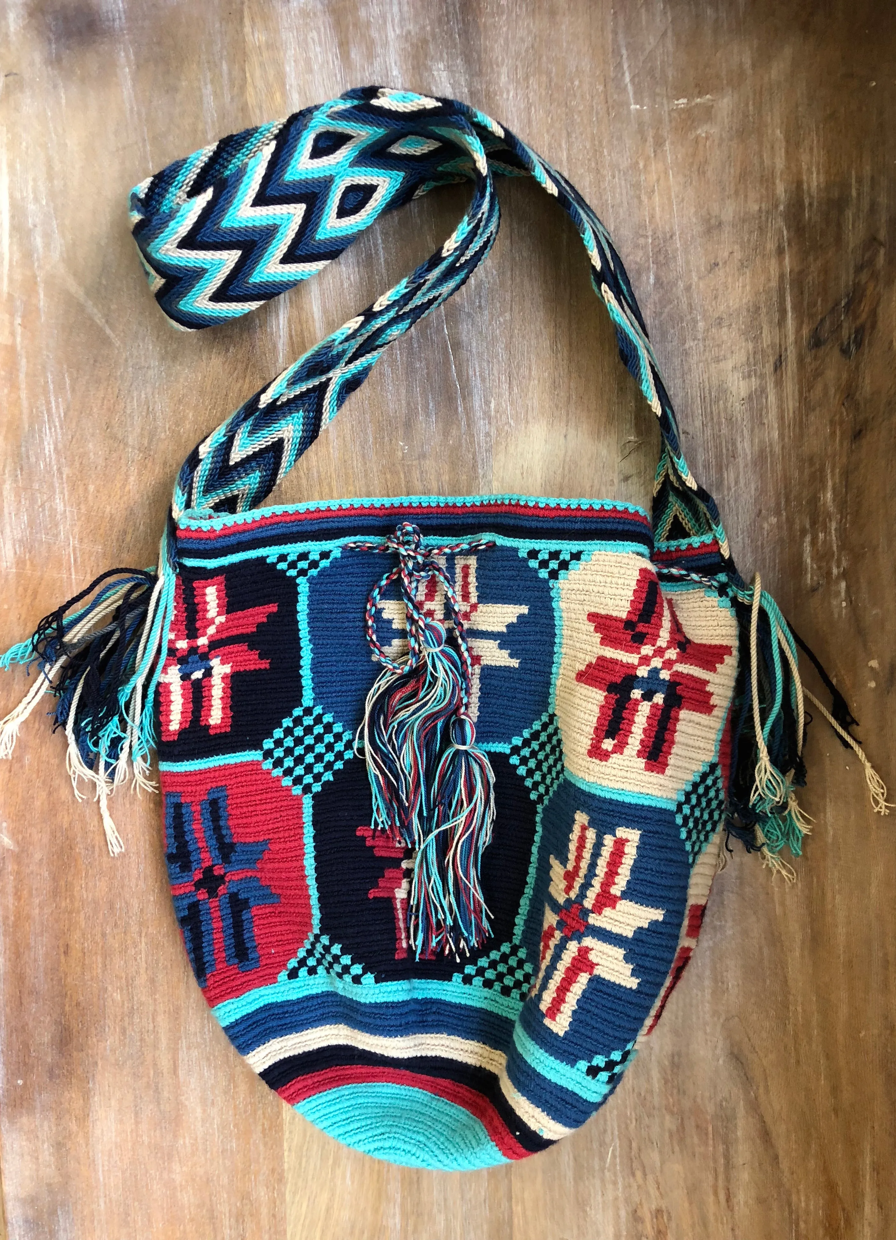 Mayan Tribal Quilted Travel Bag