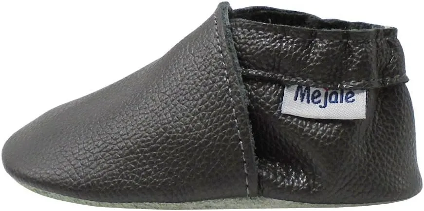 Mejale Baby Boy Girl Shoes Soft Soled Leather Moccasins Anti-Skid Infant Toddler Prewalker