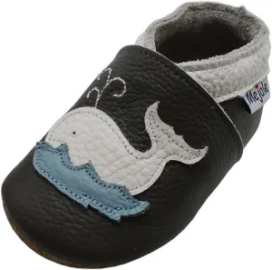 Mejale Baby Shoes Soft Sole Leather Moccasins Cartoon Butterfly Infant Toddler First Walker Slippers