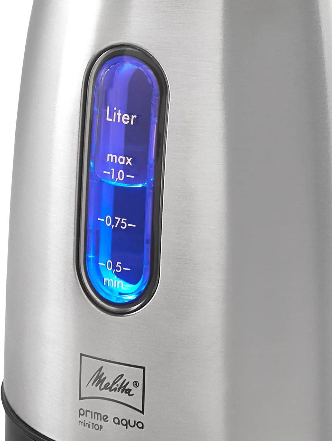 Melitta Prime Aqua Mini Top Stainless Steel Kettle 1 Litre