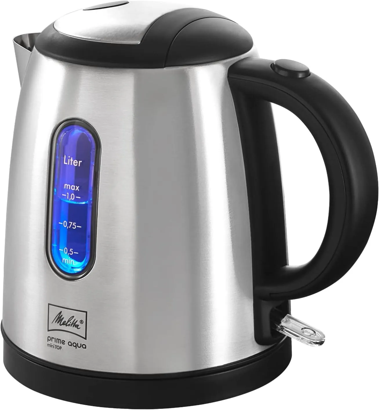 Melitta Prime Aqua Mini Top Stainless Steel Kettle 1 Litre