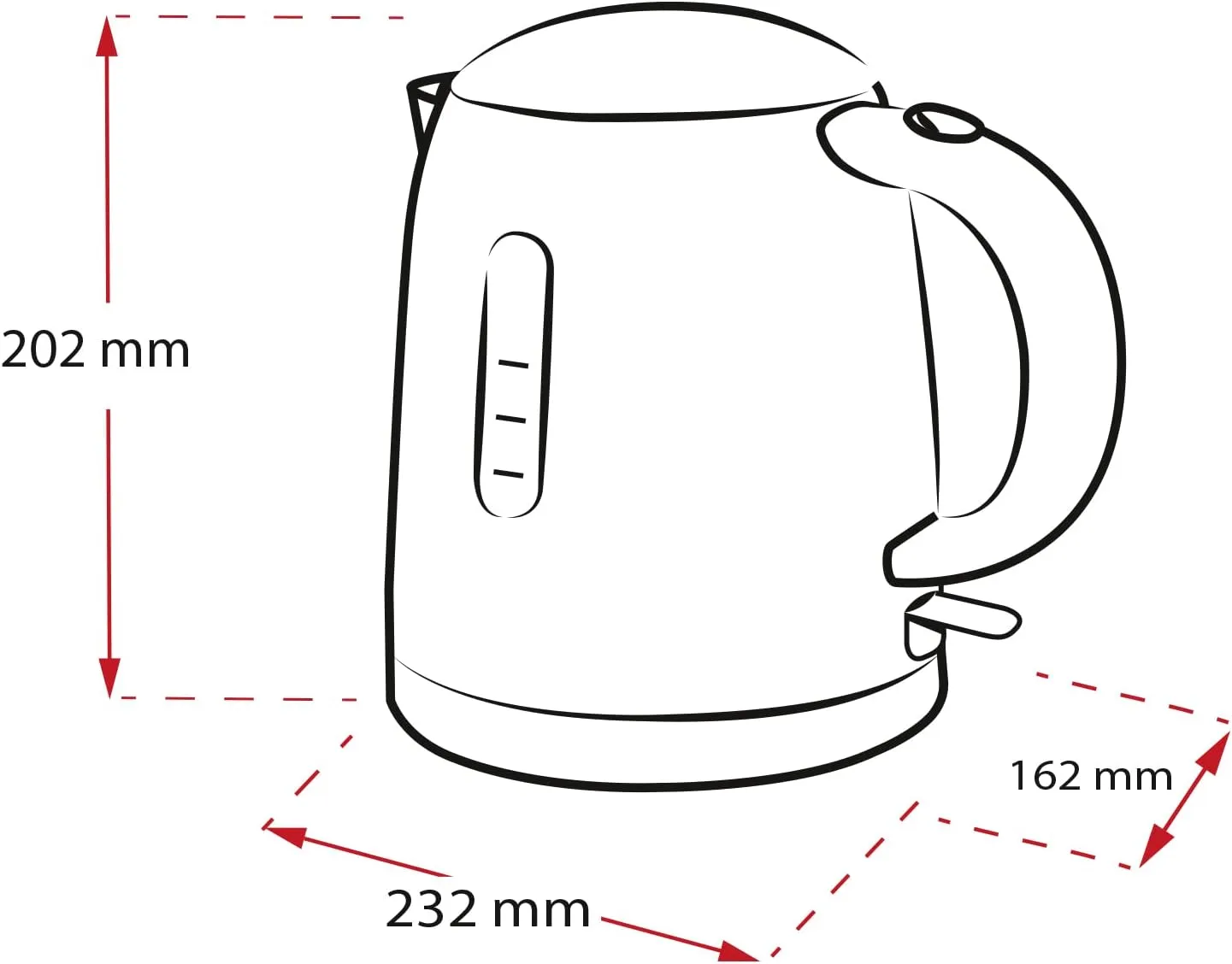 Melitta Prime Aqua Mini Top Stainless Steel Kettle 1 Litre