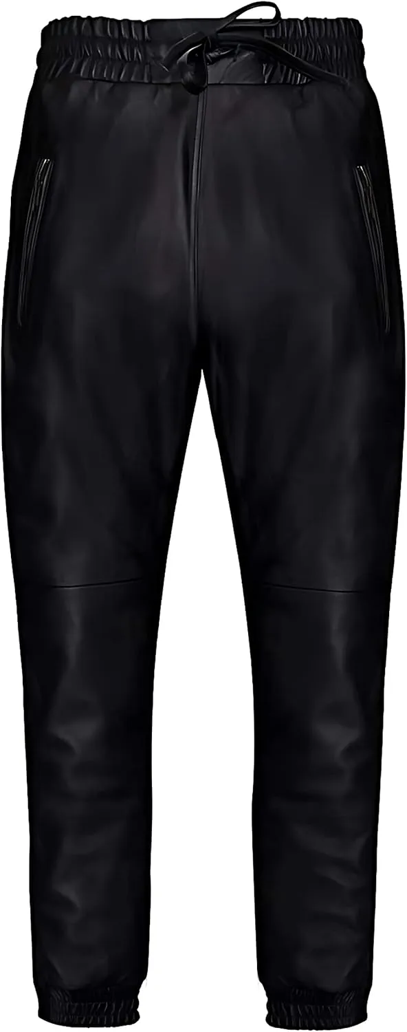 Men's Leather Motorcycle Pant Real Native American Hand Made Cowboy Style Cowhide Leather Pant