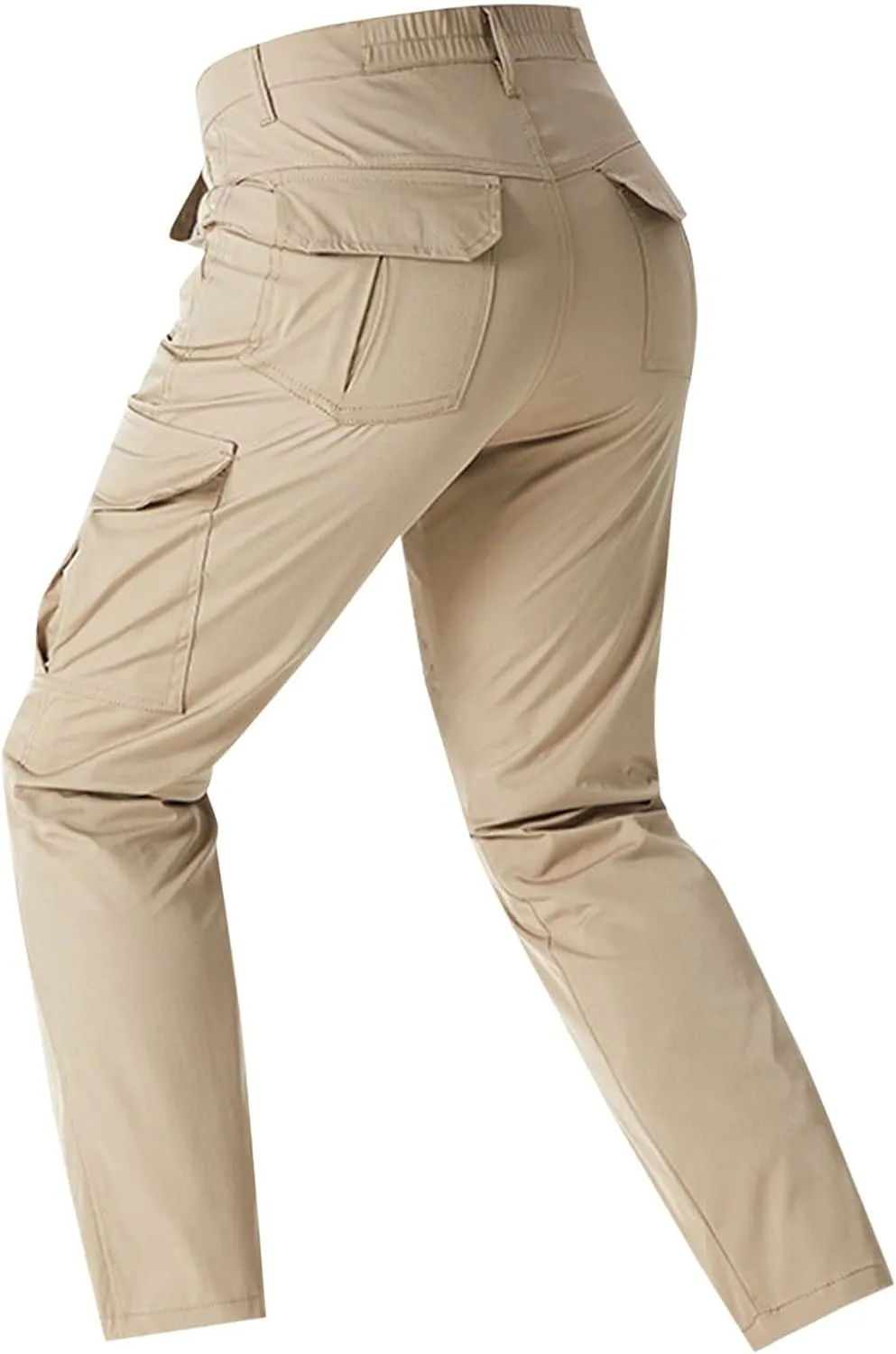 Men's Tactical Pants Multi Pockets Hiking Cargo Pants Stretch Outdoor Excursion Pants Work Motorcycle Trousers
