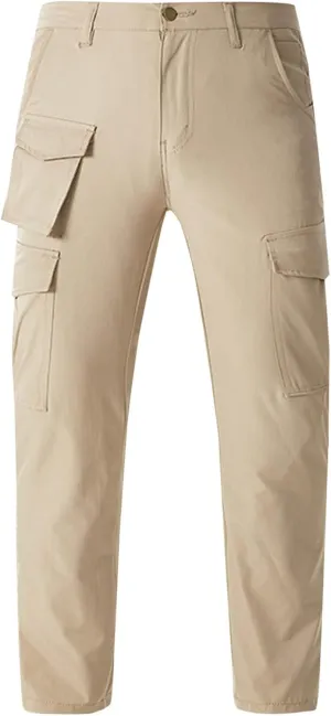 Men's Tactical Pants Multi Pockets Hiking Cargo Pants Stretch Outdoor Excursion Pants Work Motorcycle Trousers