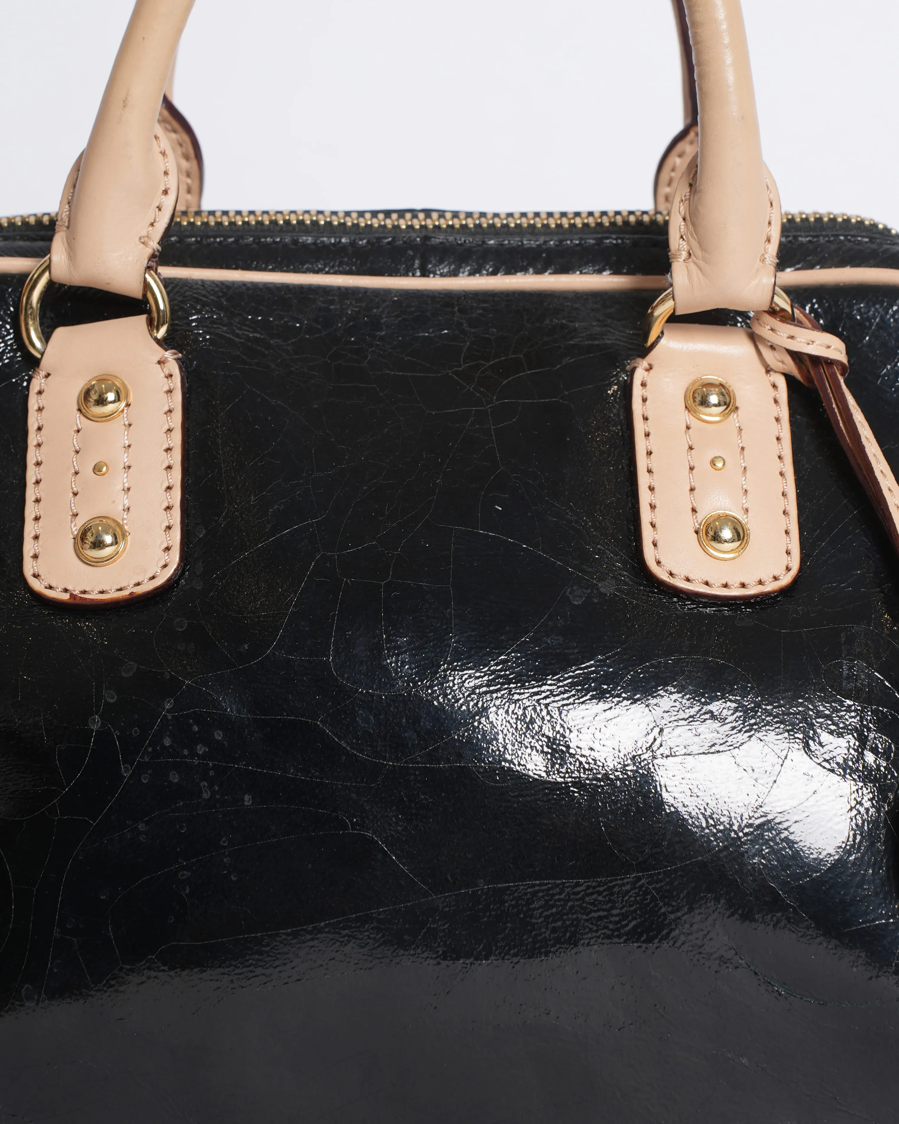 Michael Kors Mini Top-Handle Box Bag in Black