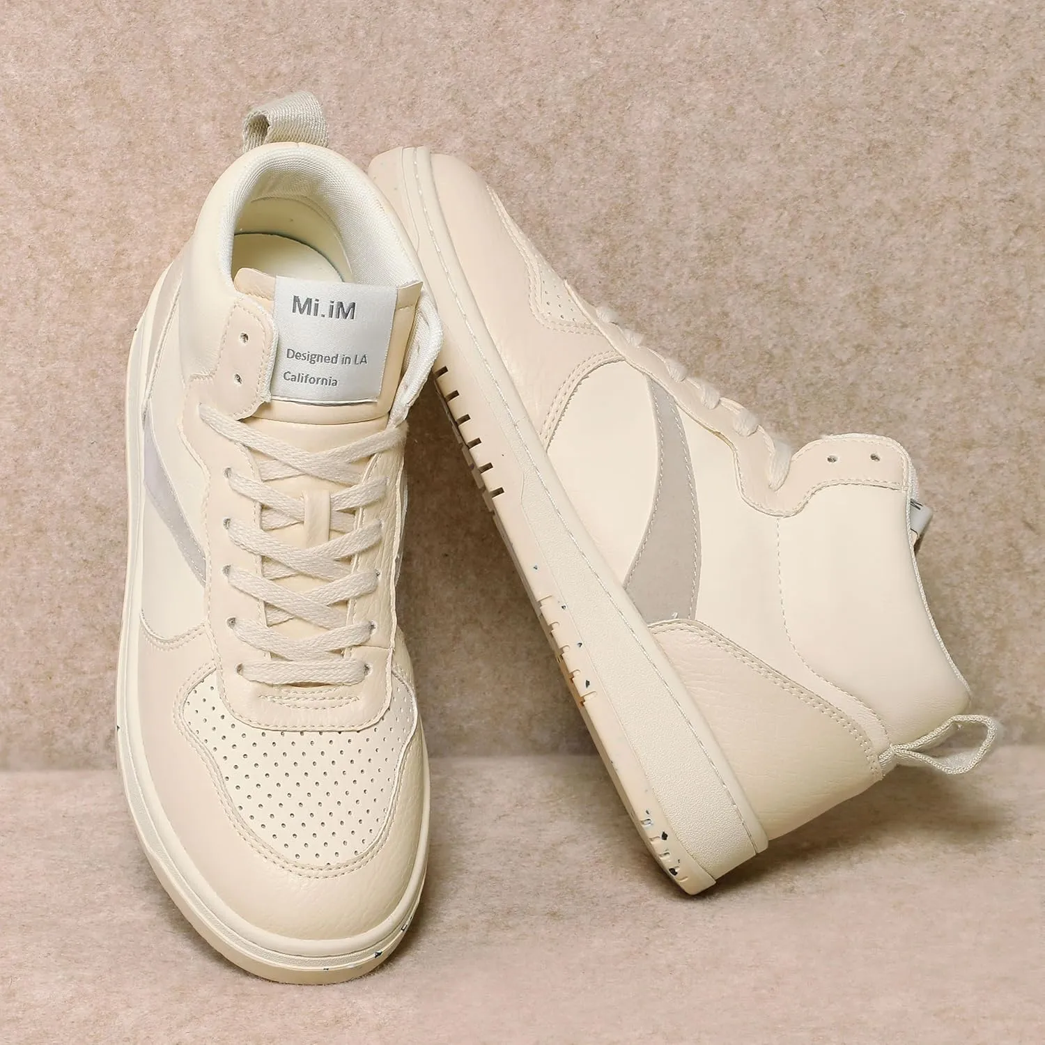 Mi.iM Phoebe Rubber Sole Lace-up High Top Sneakers