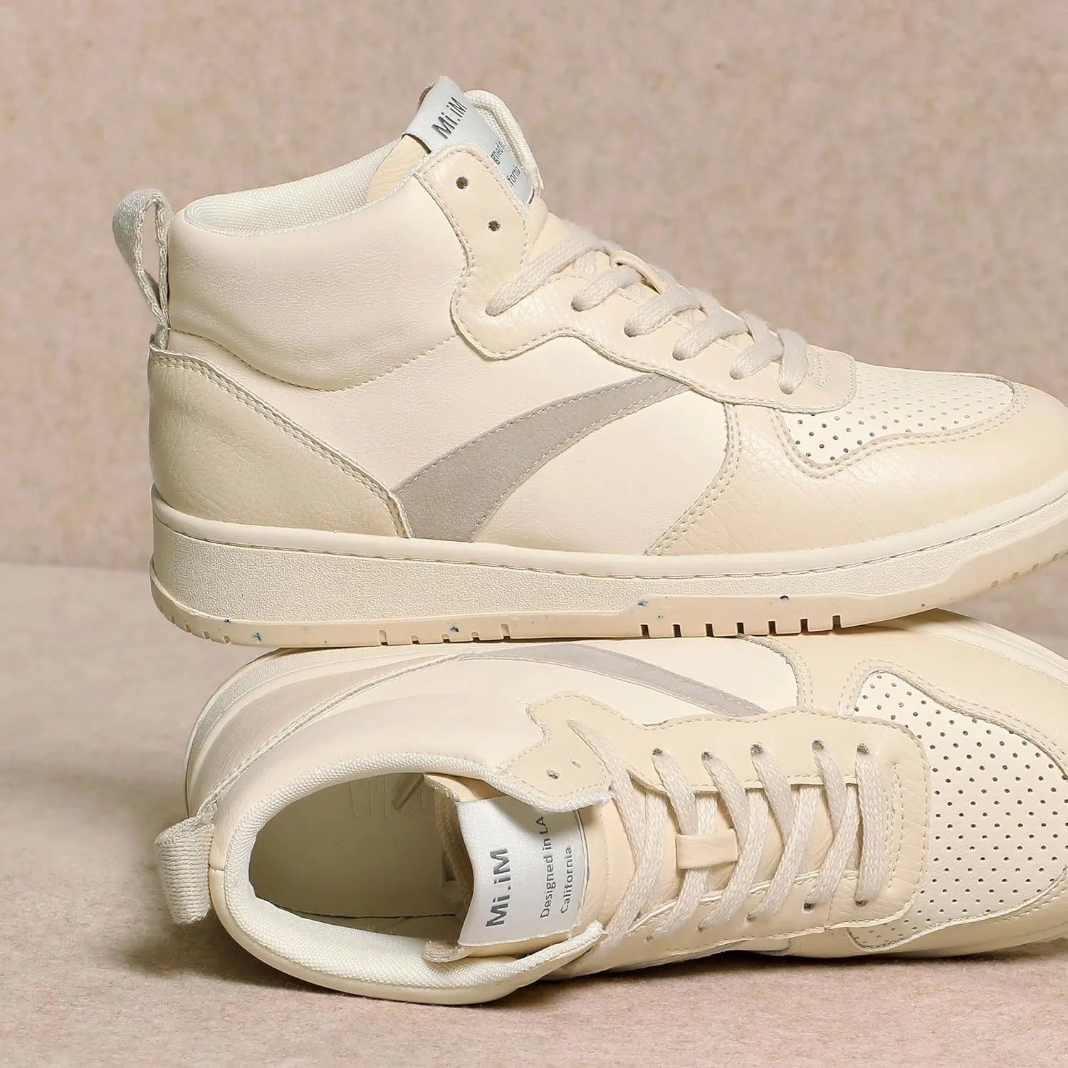 Mi.iM Phoebe Rubber Sole Lace-up High Top Sneakers