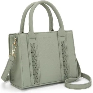 Milan Chiva Mini Satchel Purse for Women Cute Small Handbag Elegant Top Handle Purse with Adjustable Strap