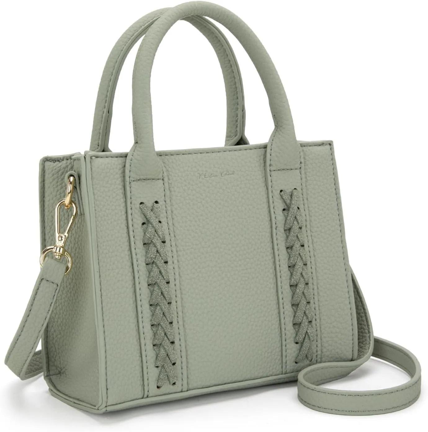 Milan Chiva Mini Satchel Purse for Women Cute Small Handbag Elegant Top Handle Purse with Adjustable Strap