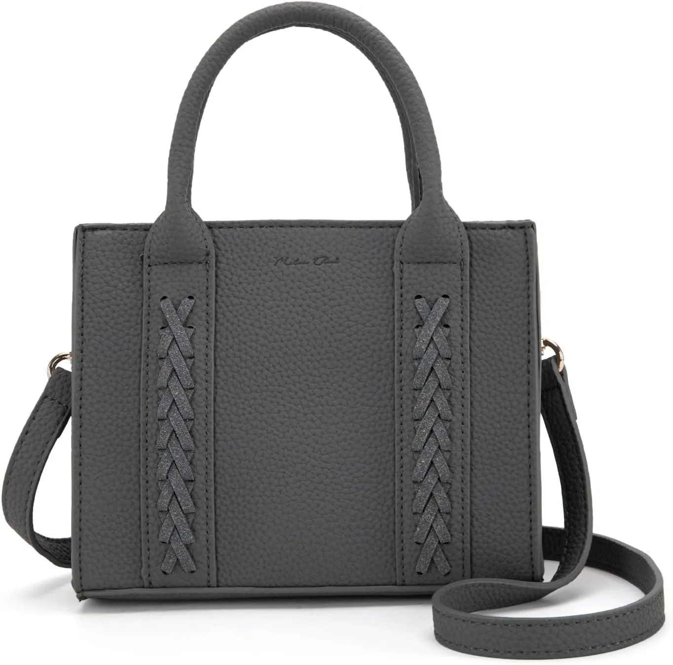 Milan Chiva Mini Satchel Purse for Women Cute Small Handbag Elegant Top Handle Purse with Adjustable Strap