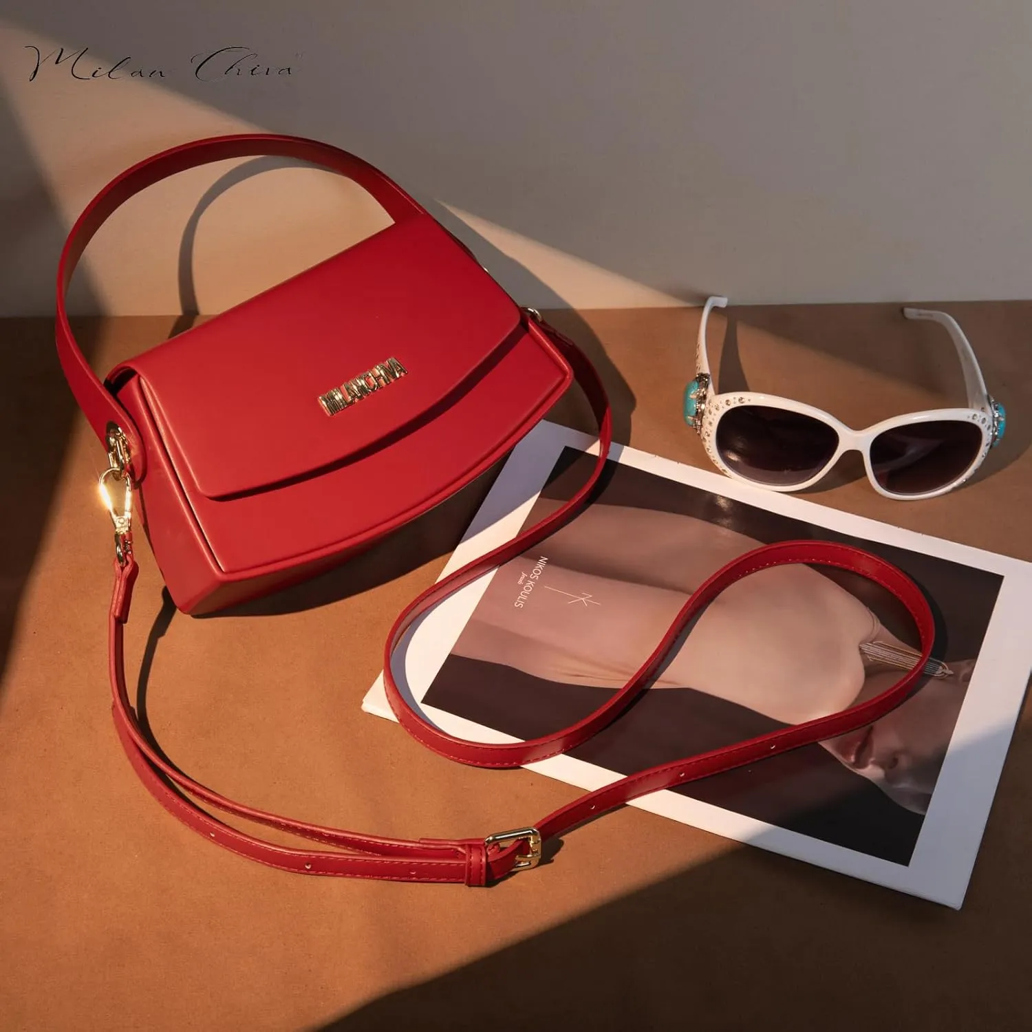 Milan Chiva Mini Top Handle Purses for Women Small Cute Clutch Bags