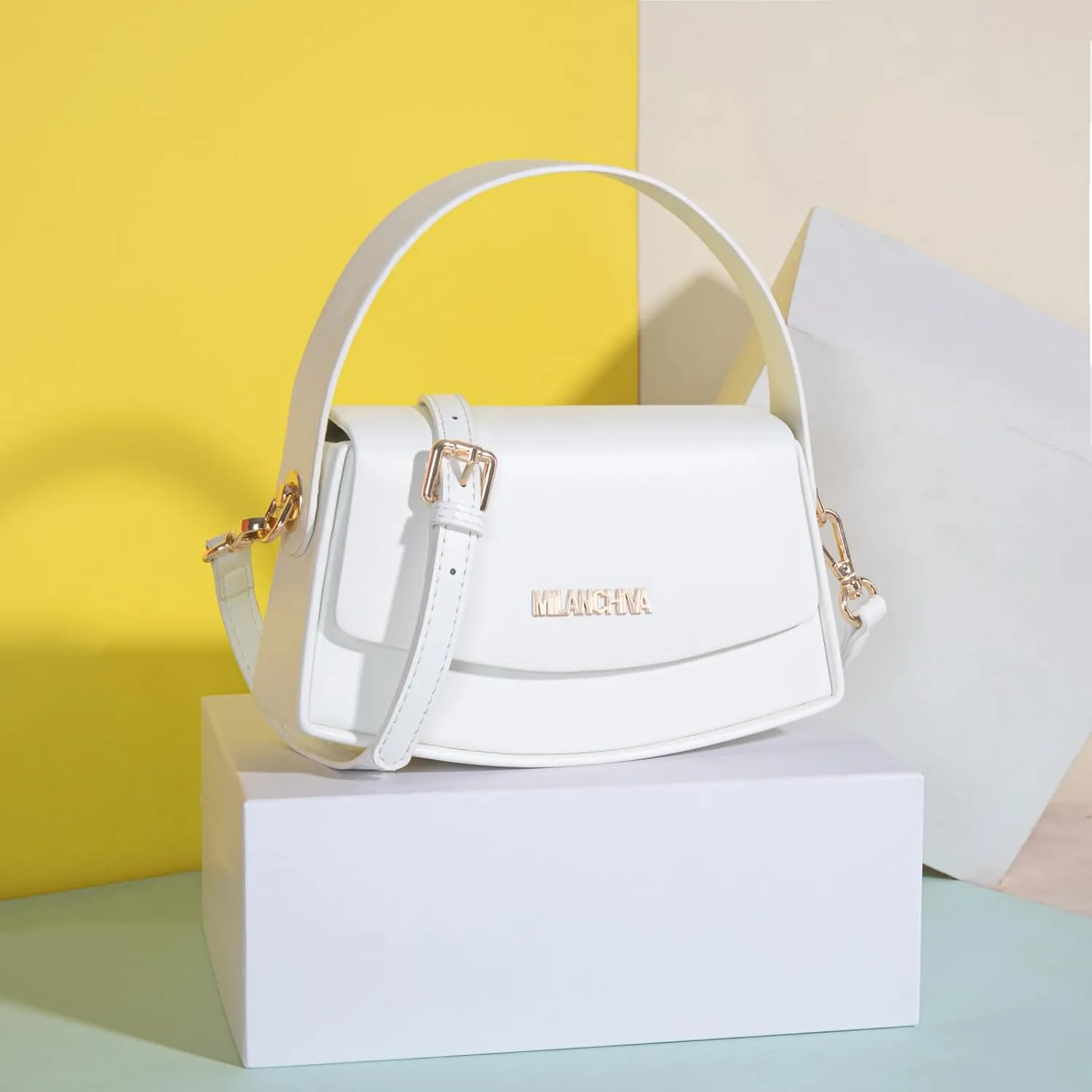 Milan Chiva Mini Top Handle Purses for Women Small Cute Clutch Bags