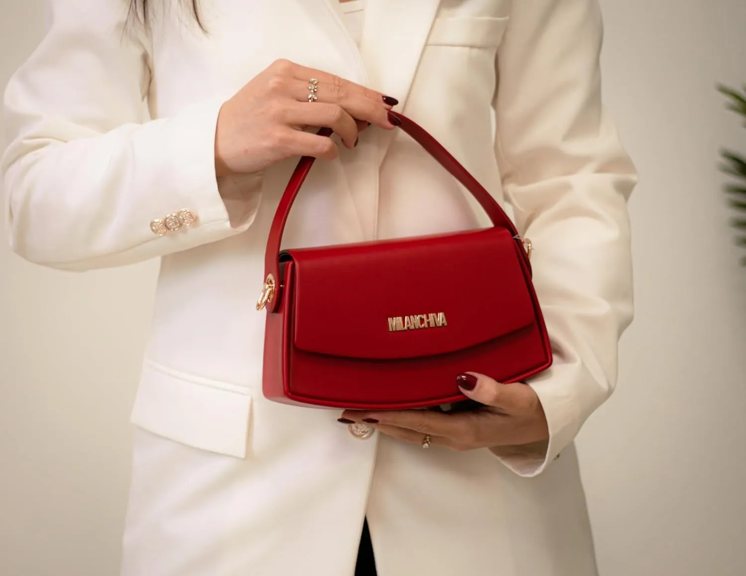 Milan Chiva Mini Top Handle Purses for Women Small Cute Clutch Bags