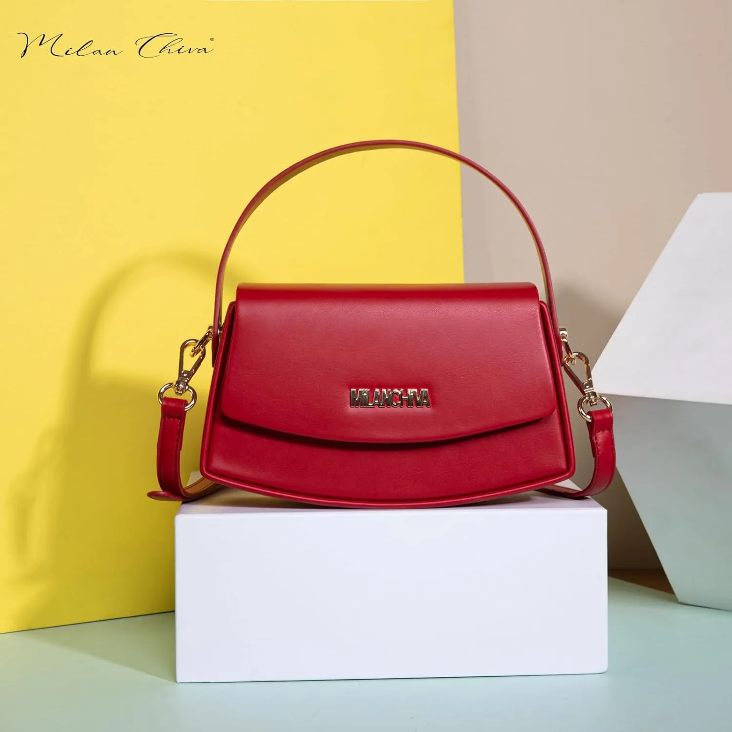 Milan Chiva Mini Top Handle Purses for Women Small Cute Clutch Bags