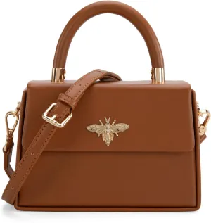 Milan Chiva Small Top Handle Purses for Women Mini Satchel Crossbody Bag Elegant Square Bag