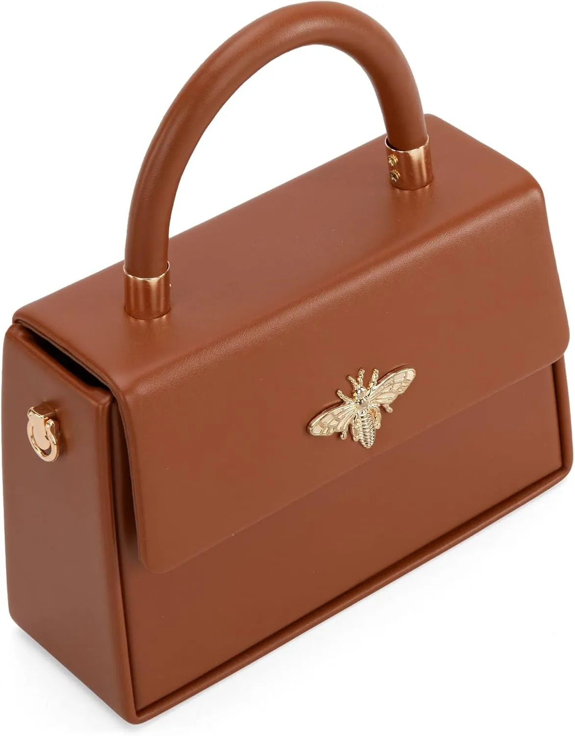 Milan Chiva Small Top Handle Purses for Women Mini Satchel Crossbody Bag Elegant Square Bag