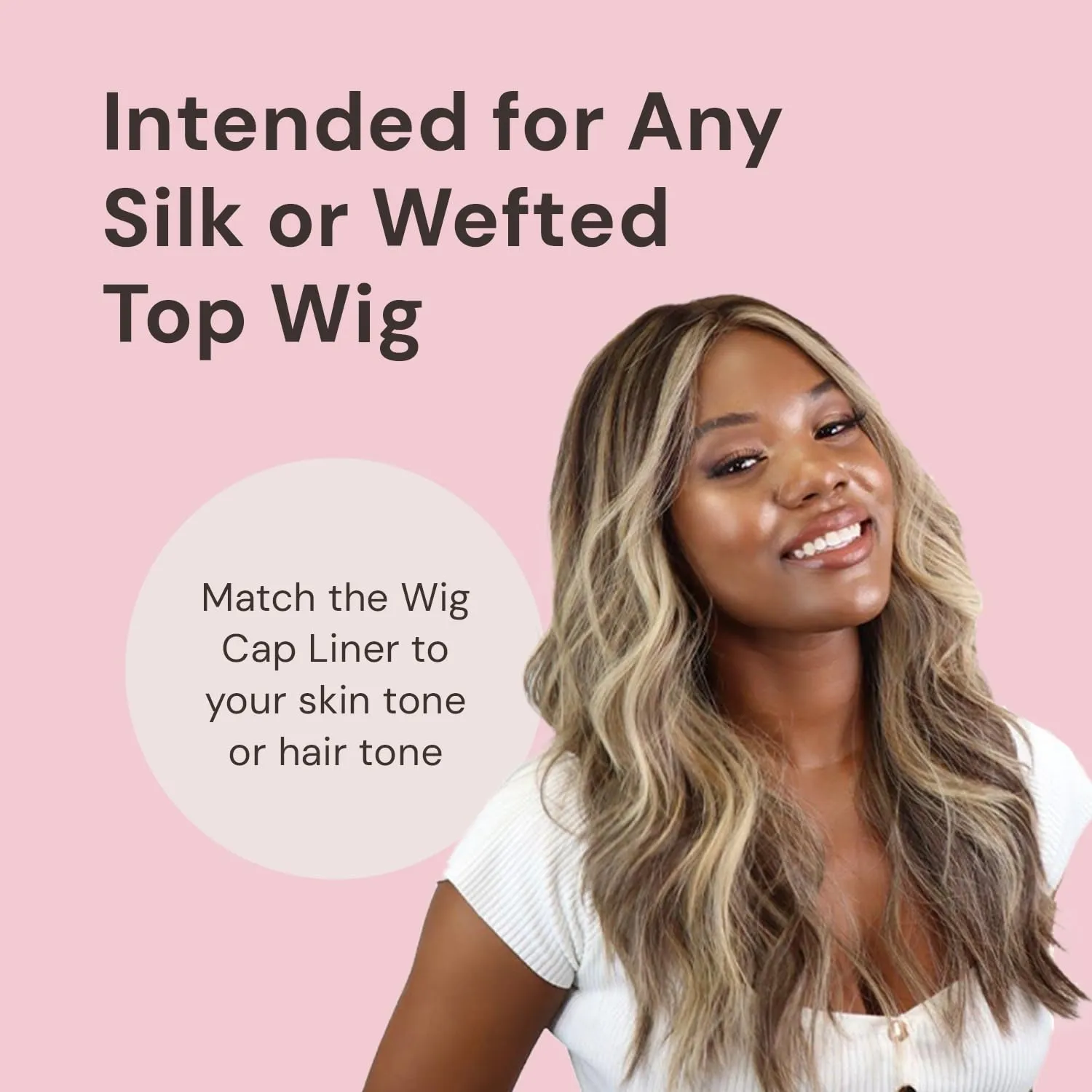 MILANO COLLECTION WiGrip Comfort Band with 9 Pack Nylon Wig Cap Liners Combo, Non-Slip Velvet Wig Grip Band & 9 Elastic Caps, Adjustable, One Size Fits All, Black