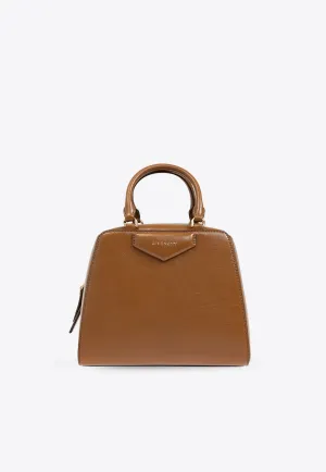 Mini Antigona Cube Top Handle Bag