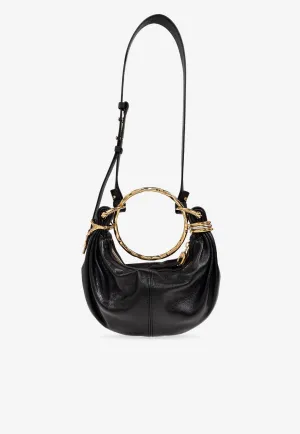 Mini Bracelet Leather Hobo Bag