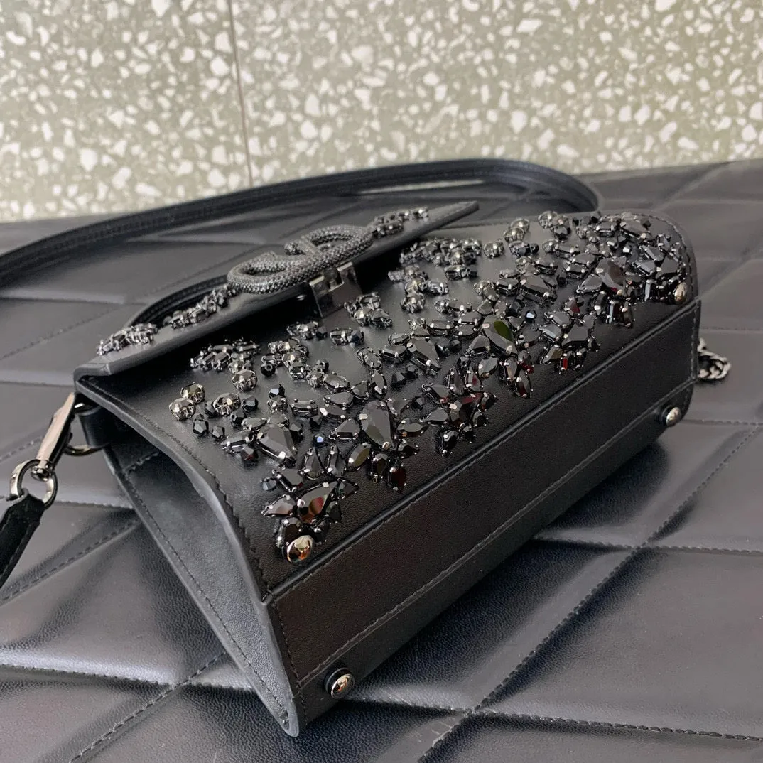 Mini Gravani Vsling Bag 19cm With Sparkling Embroidery