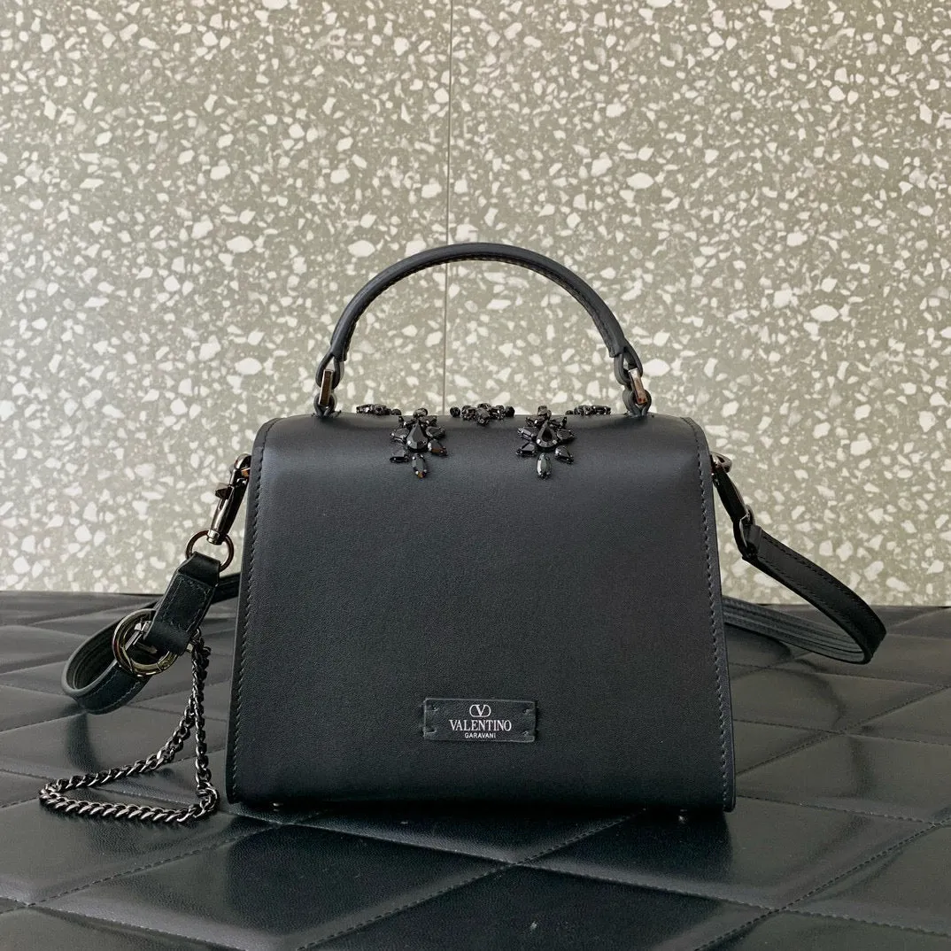 Mini Gravani Vsling Bag 19cm With Sparkling Embroidery