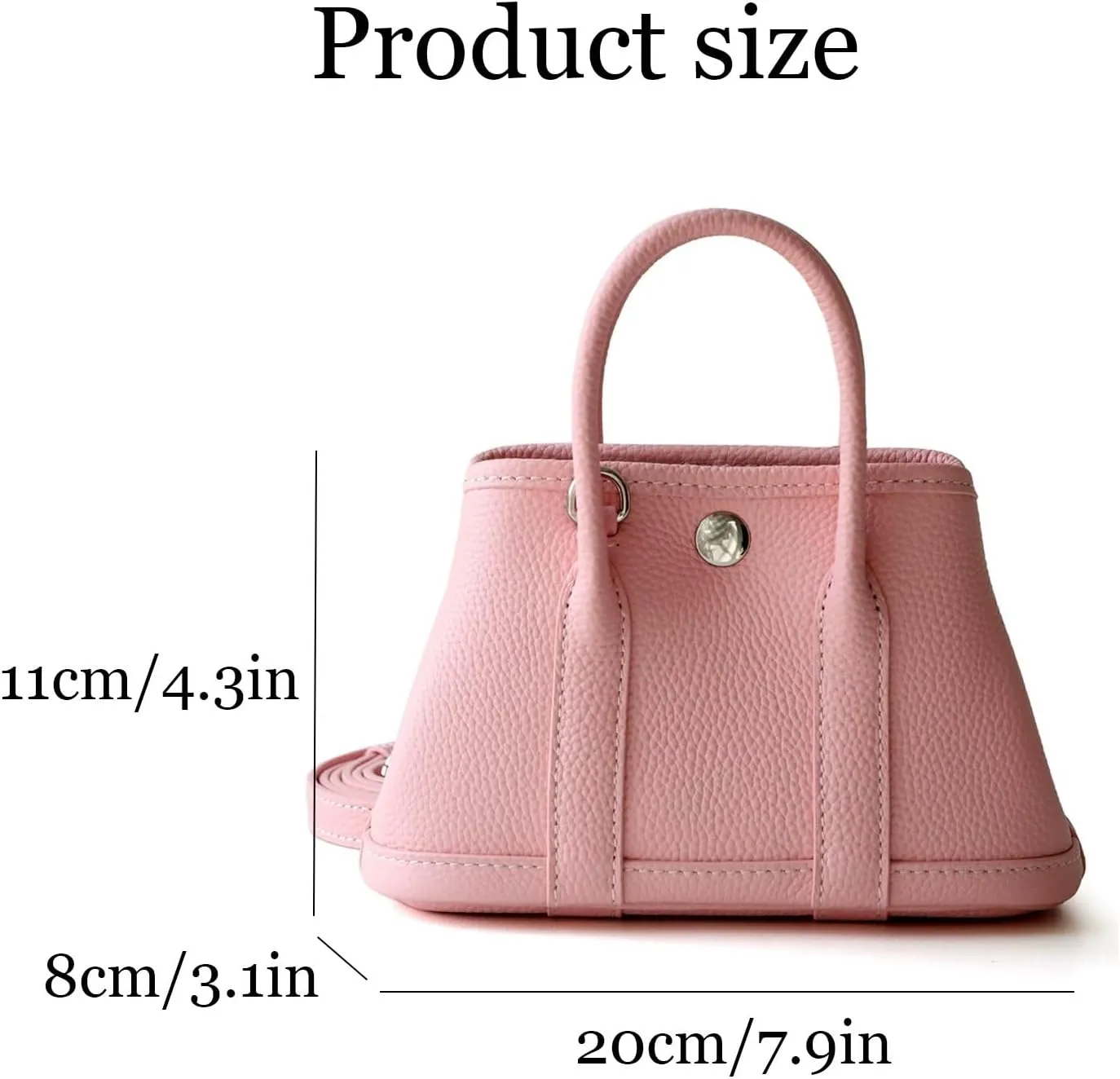 Mini Leather Shoulder Bag for Women, Small Trendy Top Handle Crossbody Bag Purses For Daily Banquet Commuting