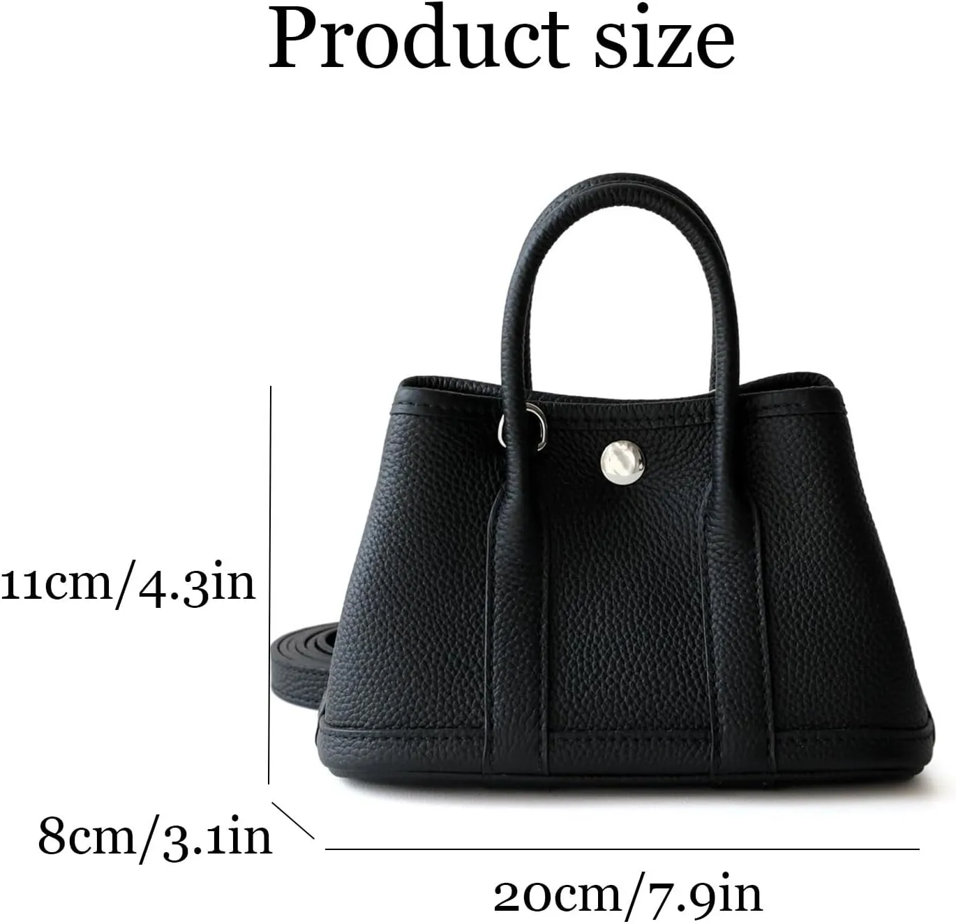 Mini Leather Shoulder Bag for Women, Small Trendy Top Handle Crossbody Bag Purses For Daily Banquet Commuting