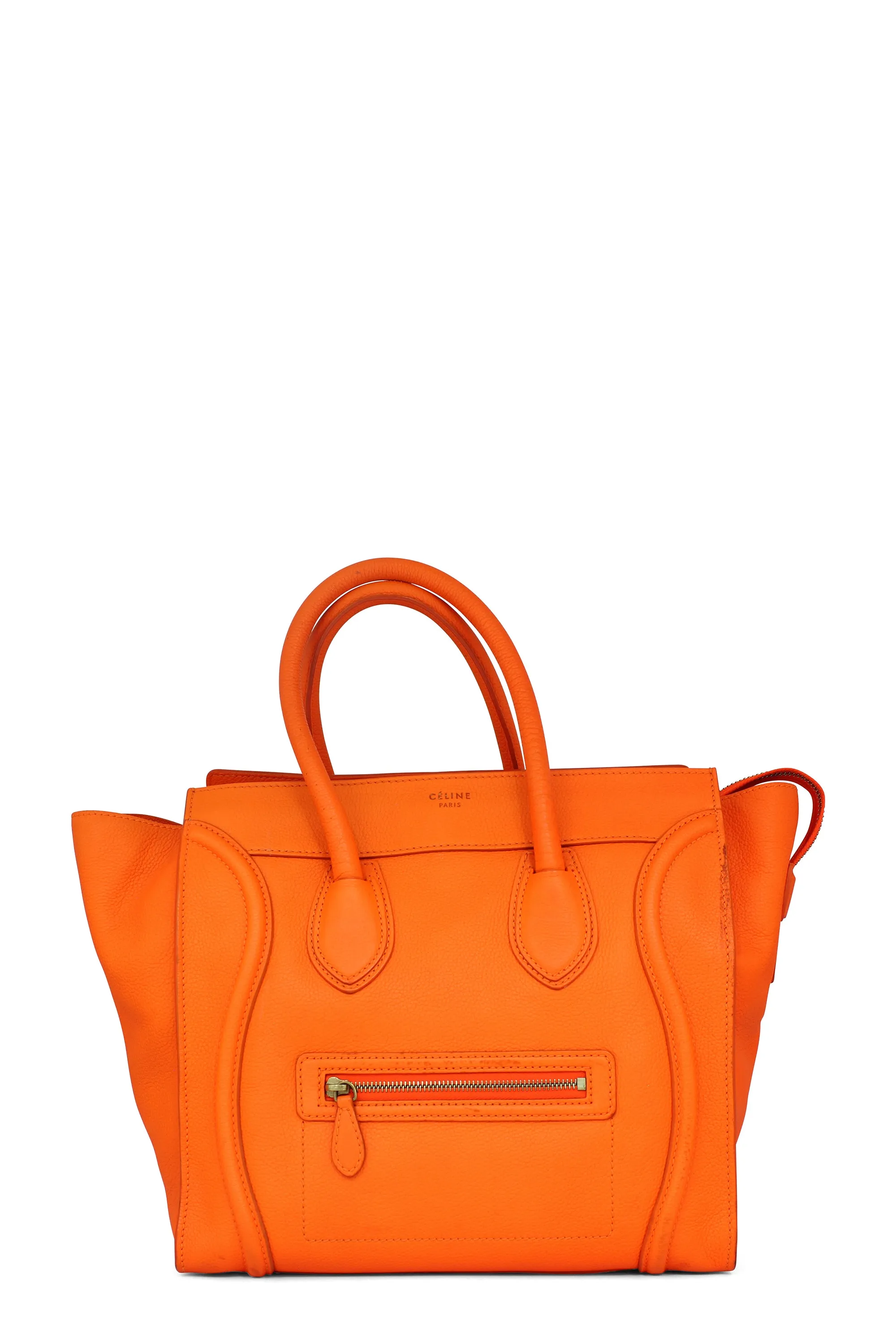 Mini Luggage Neon Orange