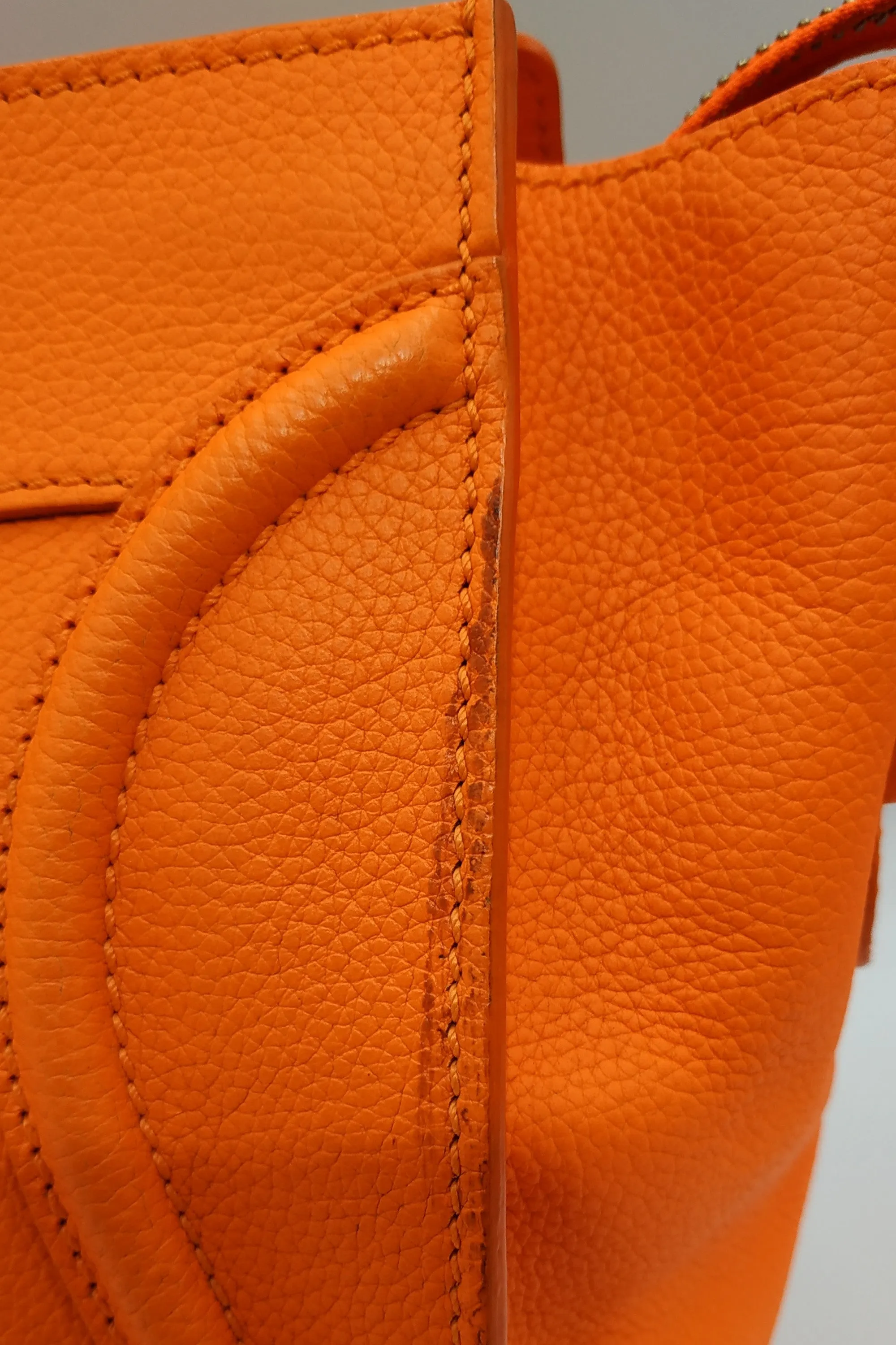 Mini Luggage Neon Orange