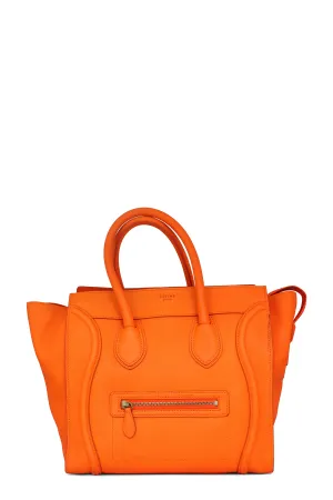 Mini Luggage Neon Orange