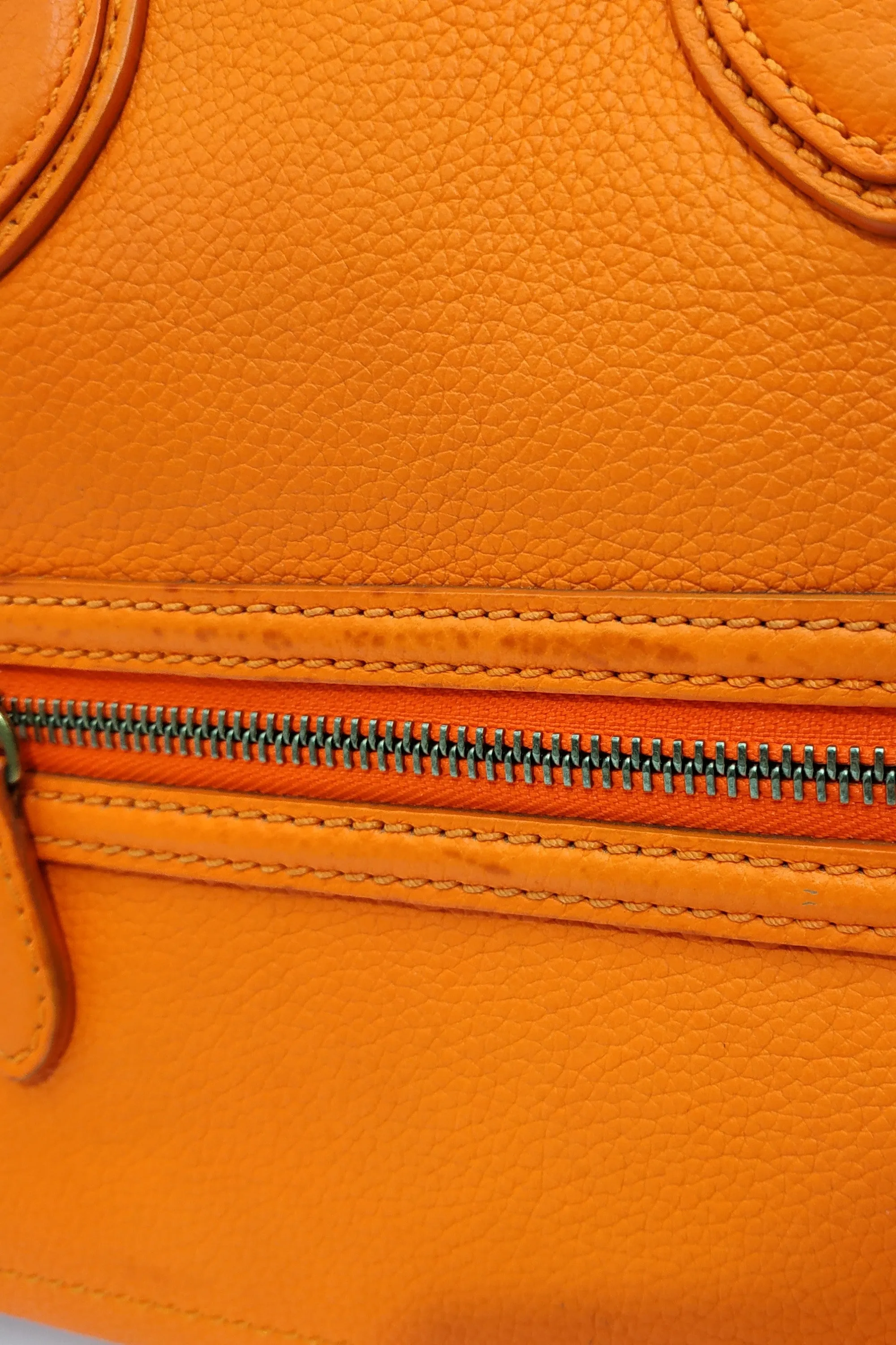 Mini Luggage Neon Orange