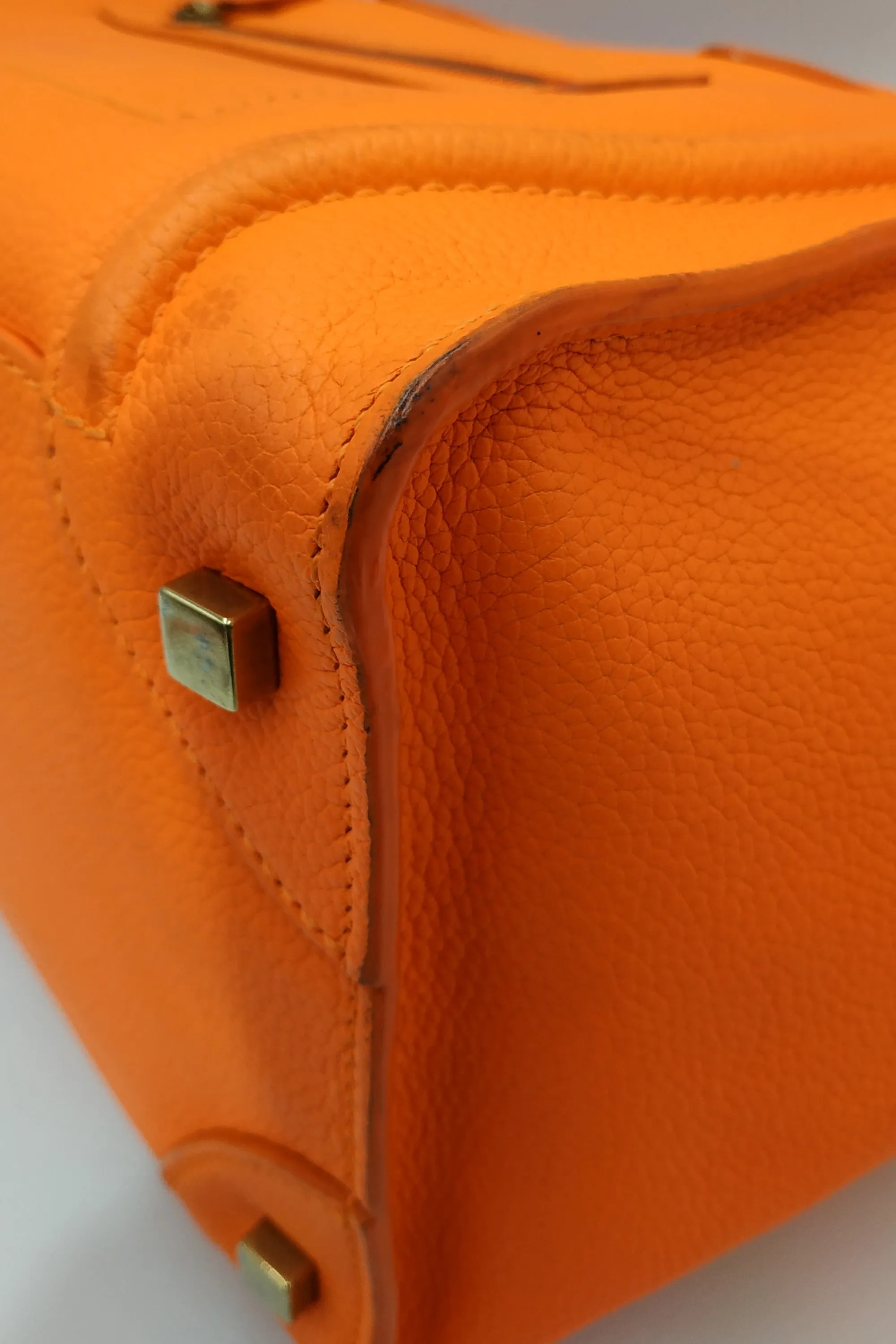 Mini Luggage Neon Orange