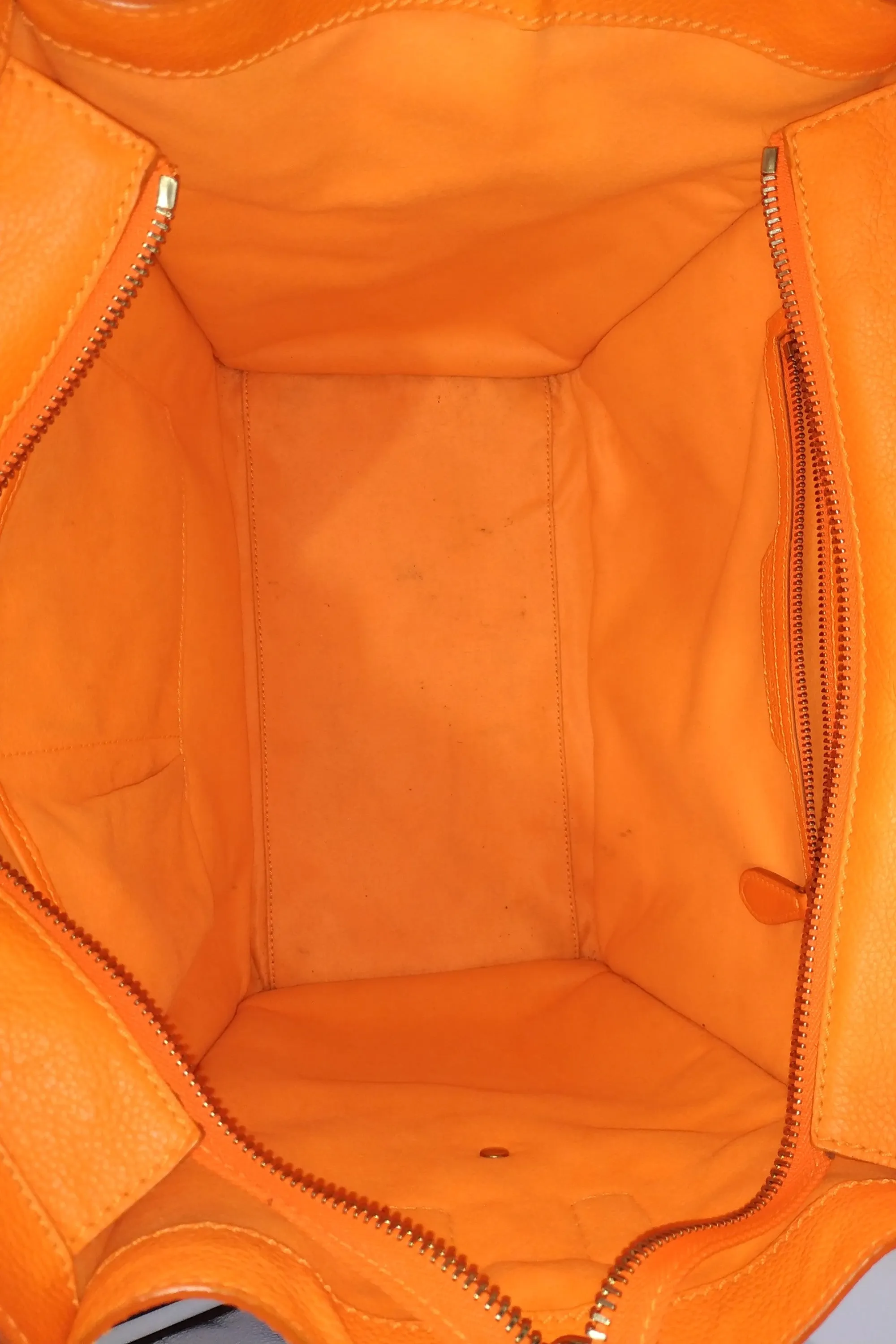 Mini Luggage Neon Orange