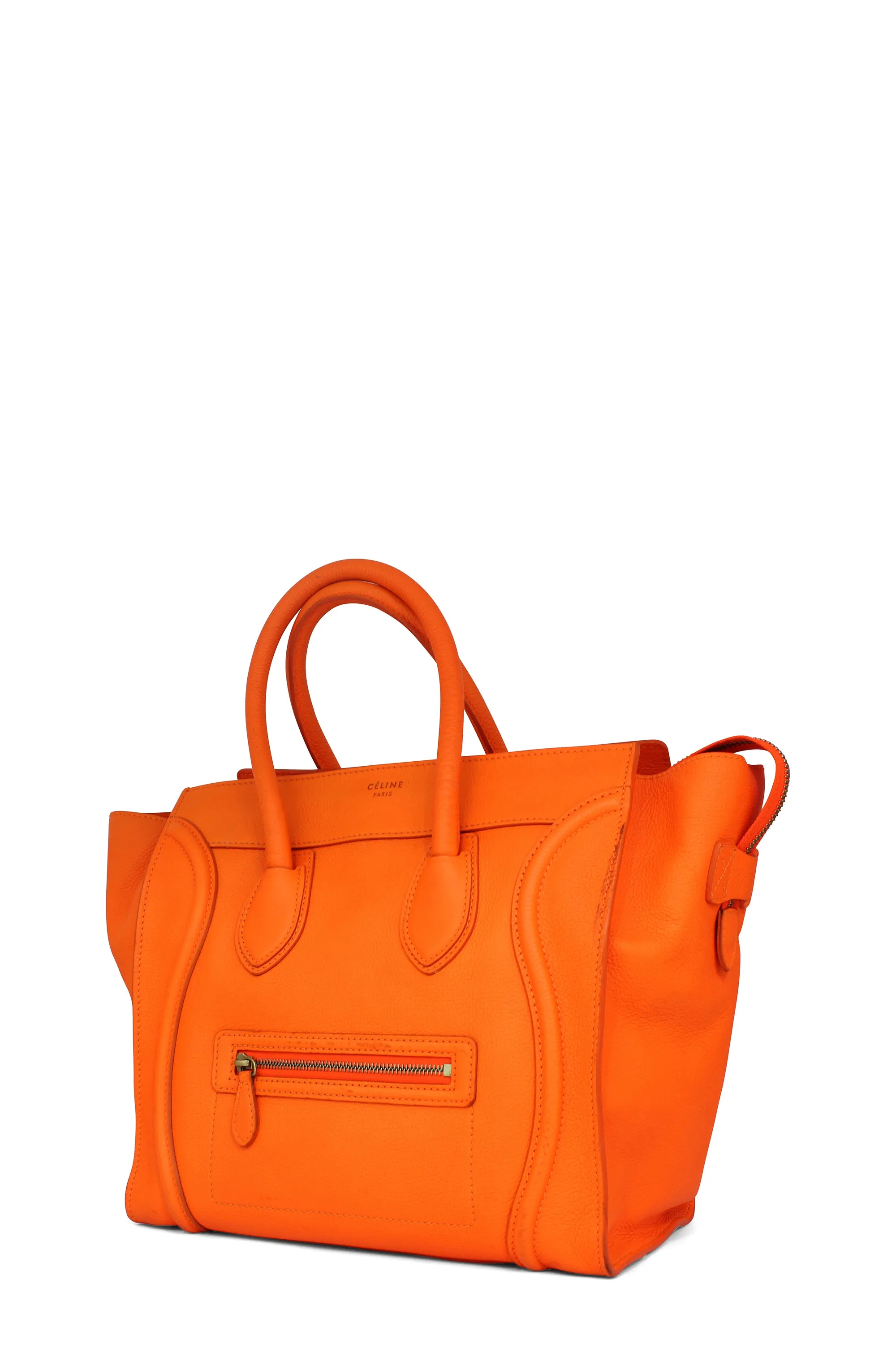 Mini Luggage Neon Orange