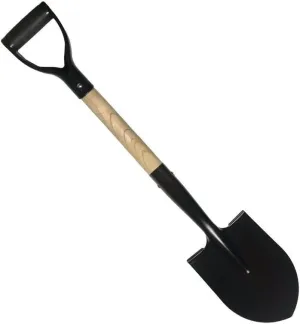 Mini Offroad Shovel Camping Spade Shovel (Black)