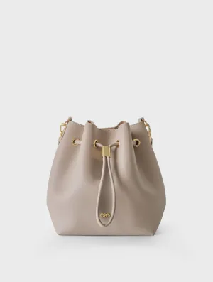 MINI REINA MAGIC BUCKET BAG IN TAUPE