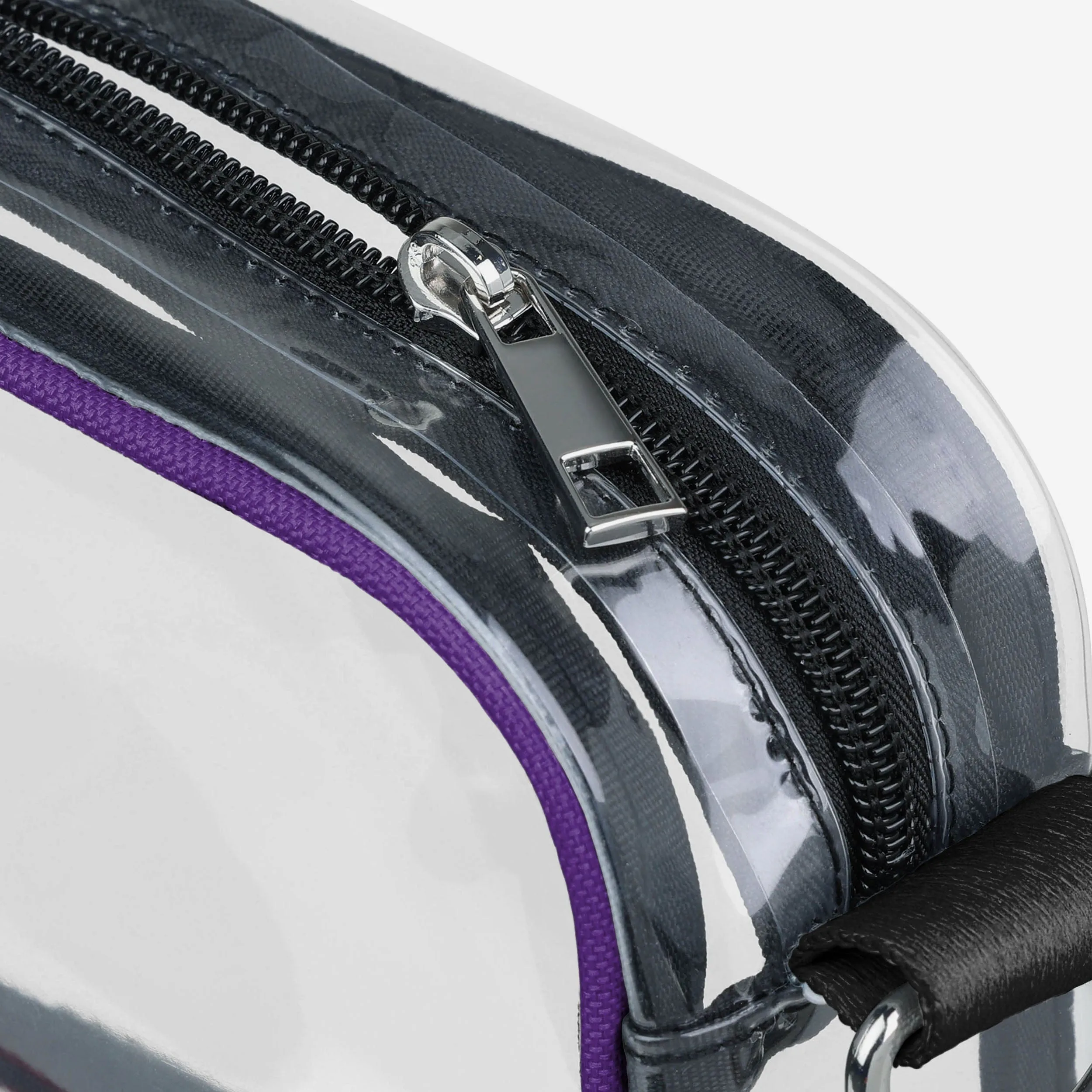 Minnesota Vikings Team Stripe Clear Crossbody Bag