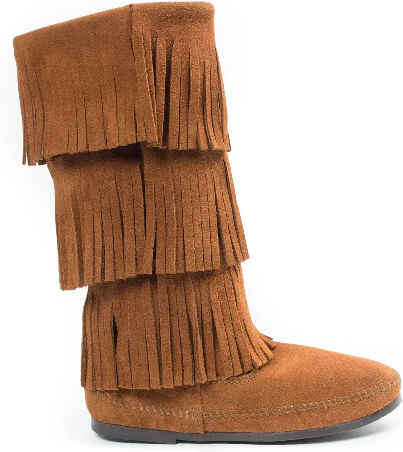 Minnetonka Women's 3-Layer Fringe Boot