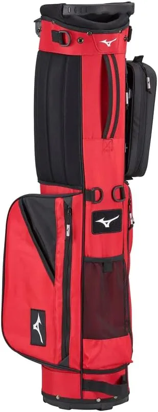 Mizuno BR-D2 Golf Carry Bag | 4 Way Top Cuff | 2 Full Length Dividers | Dual Shoulder Straps | Manual Open/Close Mini Stand Legs | Detachable Mod Pouch