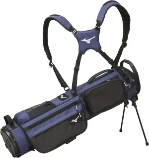 Mizuno BR-D2 Golf Carry Bag | 4 Way Top Cuff | 2 Full Length Dividers | Dual Shoulder Straps | Manual Open/Close Mini Stand Legs | Detachable Mod Pouch