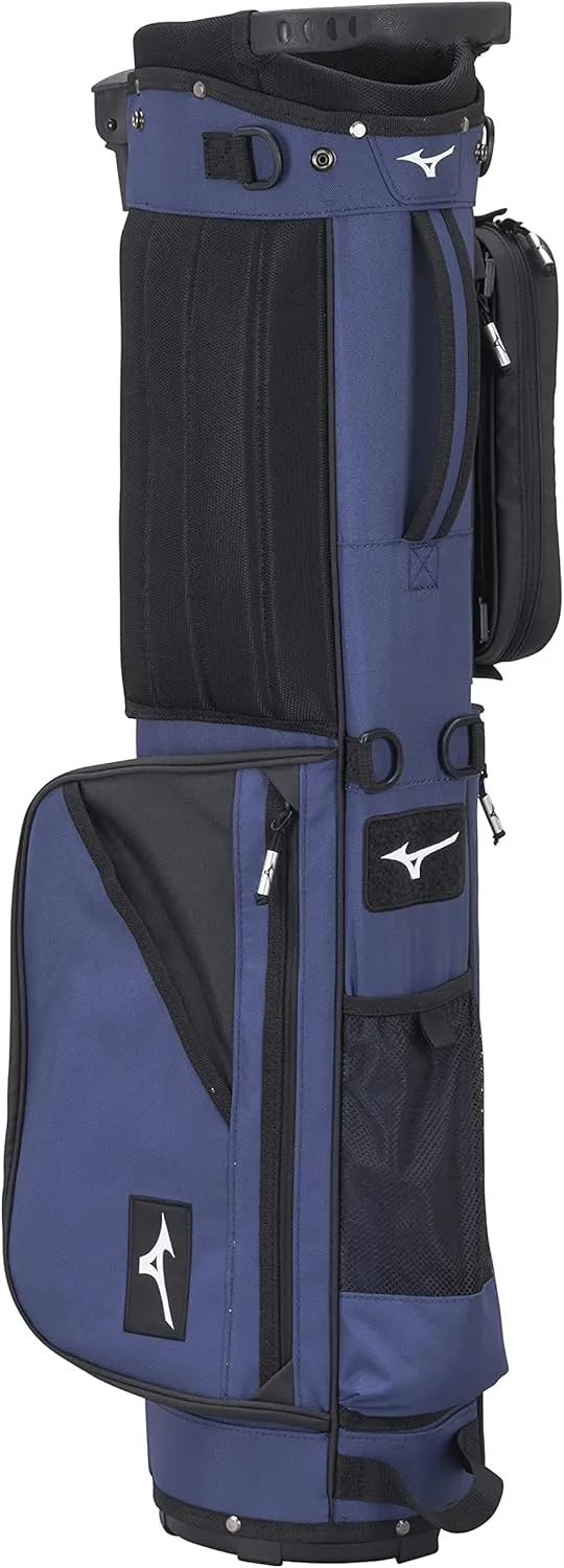 Mizuno BR-D2 Golf Carry Bag | 4 Way Top Cuff | 2 Full Length Dividers | Dual Shoulder Straps | Manual Open/Close Mini Stand Legs | Detachable Mod Pouch