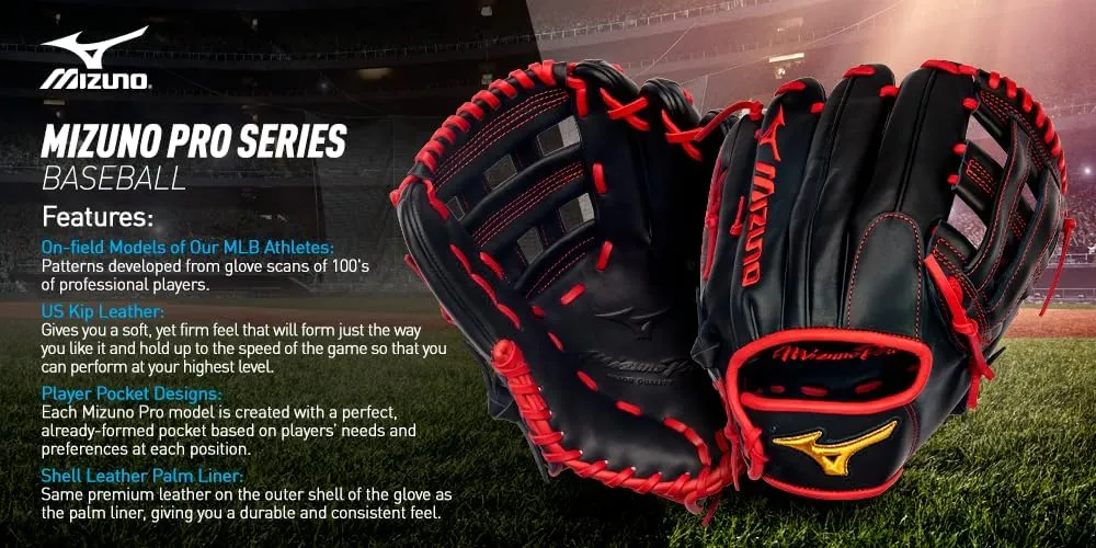 Mizuno Pro Baseball Glove Series | Pro Player Models