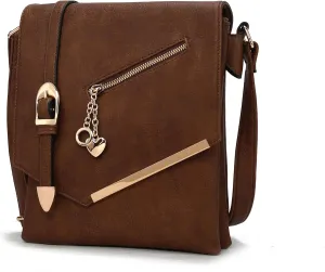 MKF Collection Crossbody Bags for Women, Sling bag Vegan Leather Shoulder bag Ladies Small Purse Handbag by Mia K