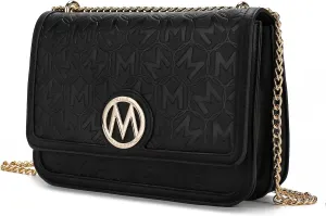 MKF Collection Shoulder Bag for Women, Vegan Leather Designer Handbag Crossbody Purse