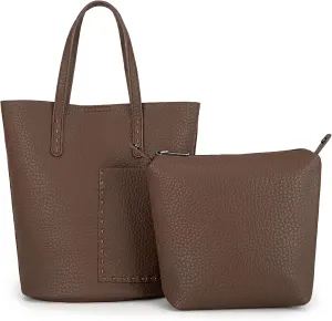 Montana West Small Bucket Purses for Women Top Handle Purses and Satchel Handbags with Cosmetic Bag