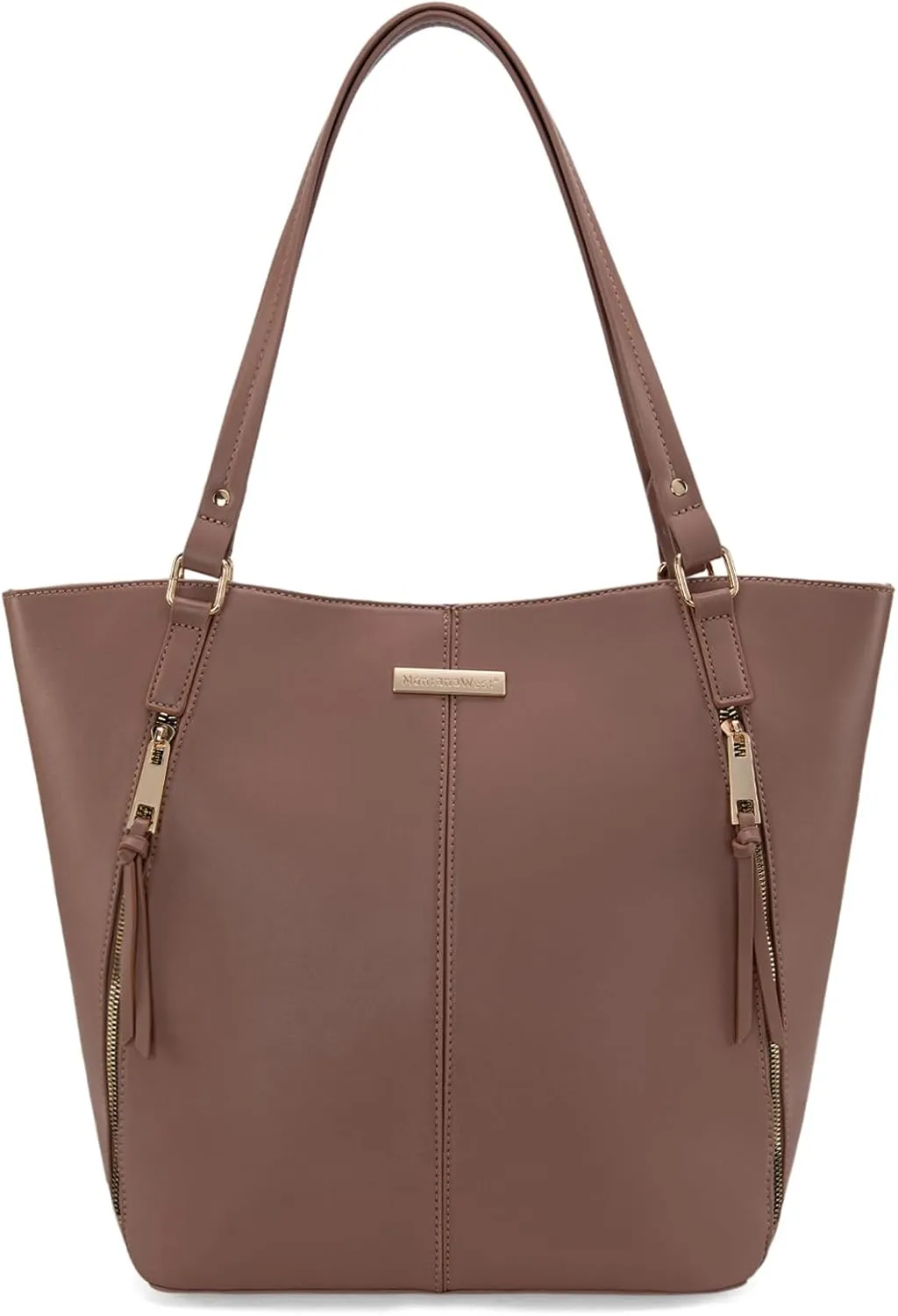 Montana West Tote Bag for Women Handbag Shoulder Top-handle Purses with Zipper